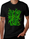 Bamboo Graphic Tee - Stylish Nature-Inspired Design