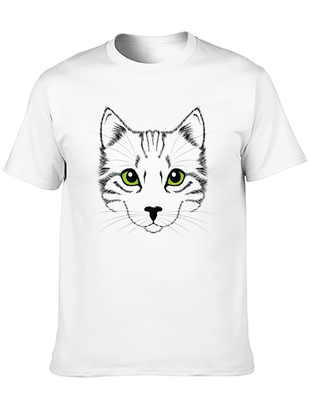 Cool Black Cat Graphic T-Shirt