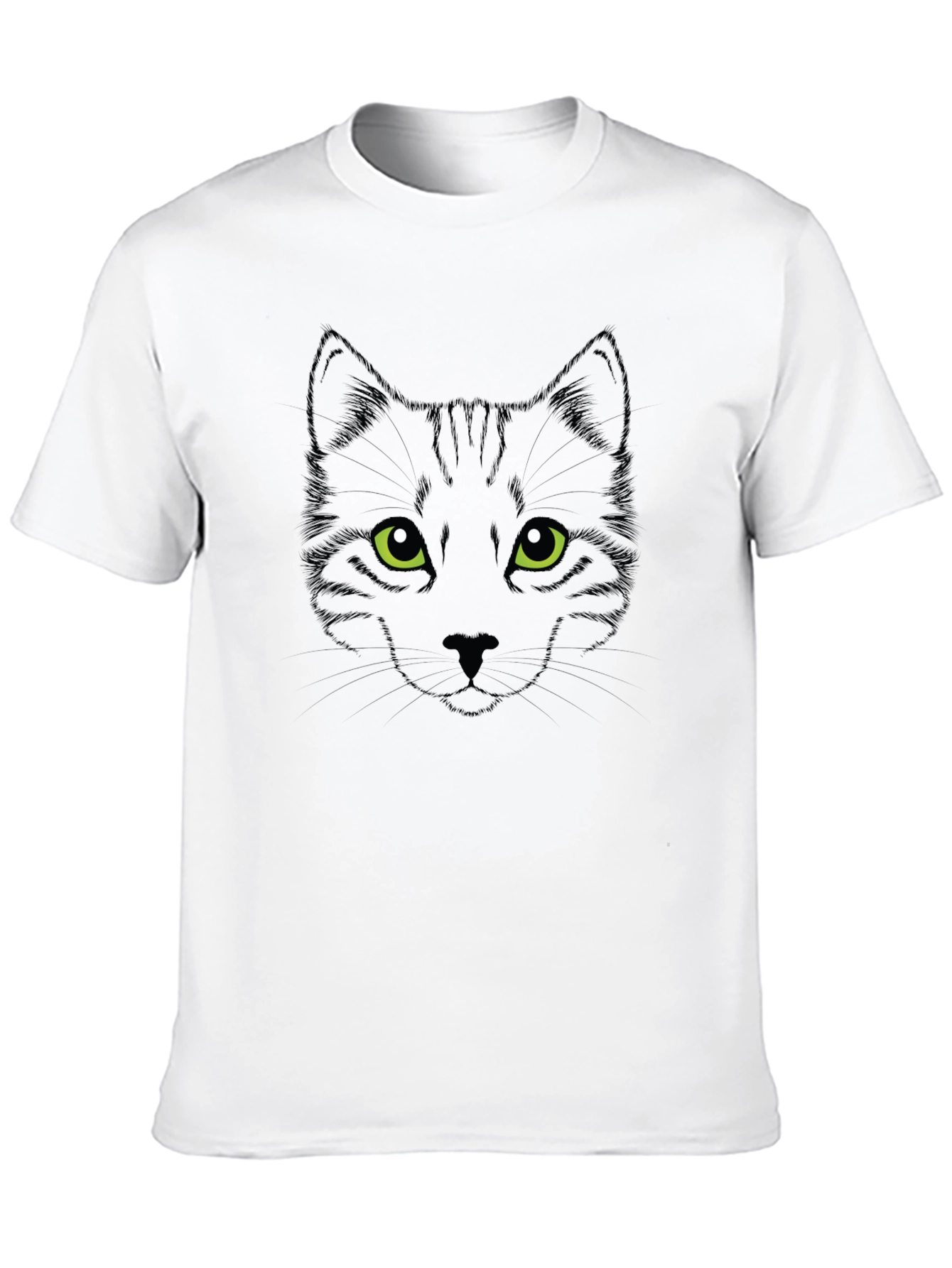 Cool Black Cat Graphic T-Shirt