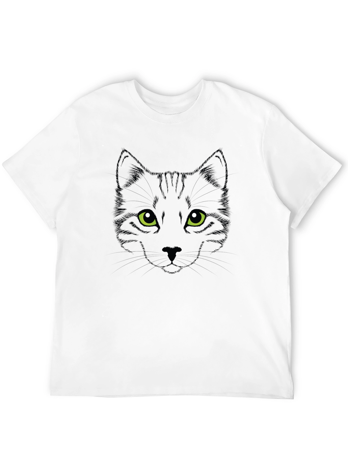 Cool Black Cat Graphic T-Shirt