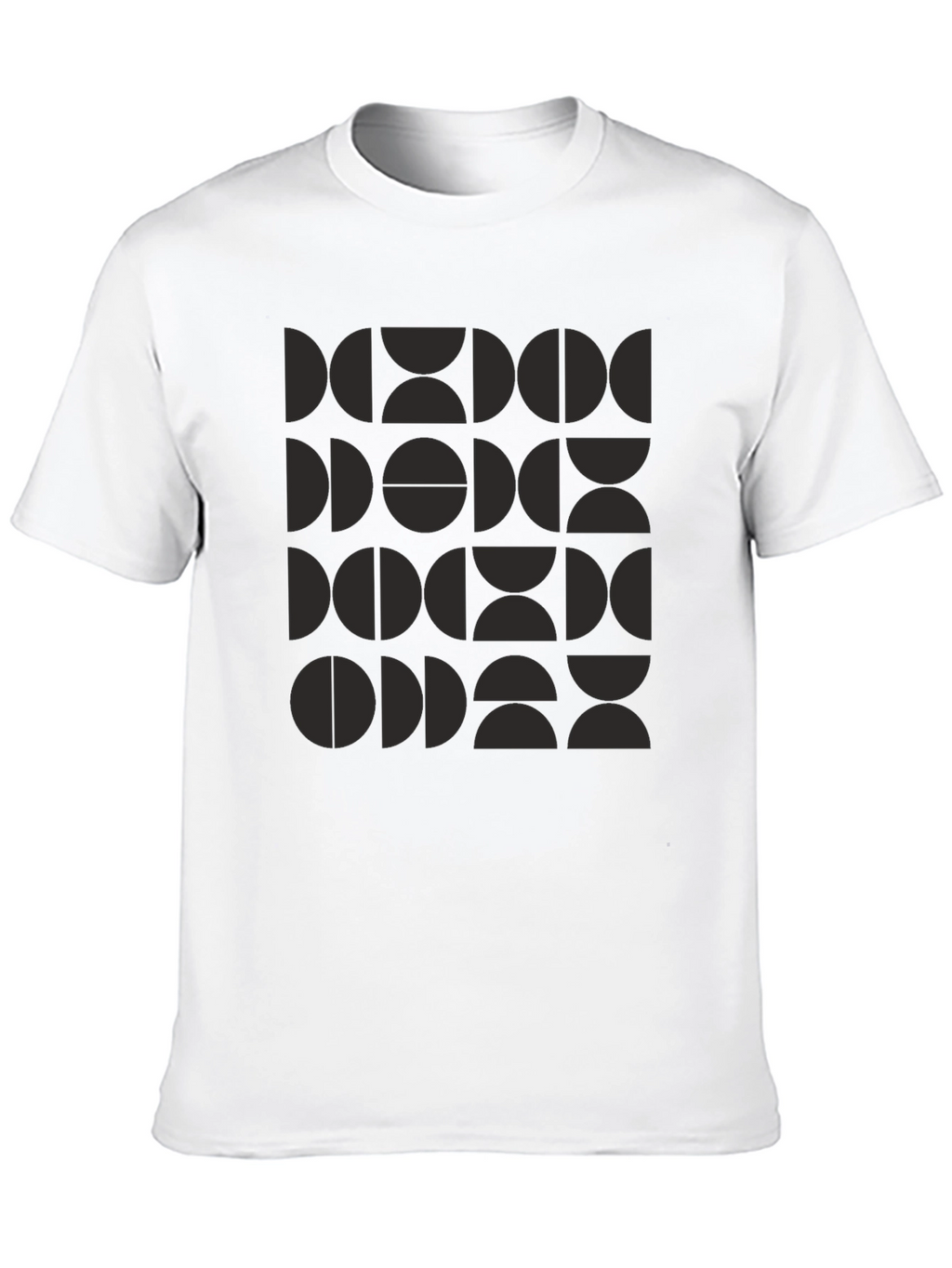 Geometric Black T-Shirt