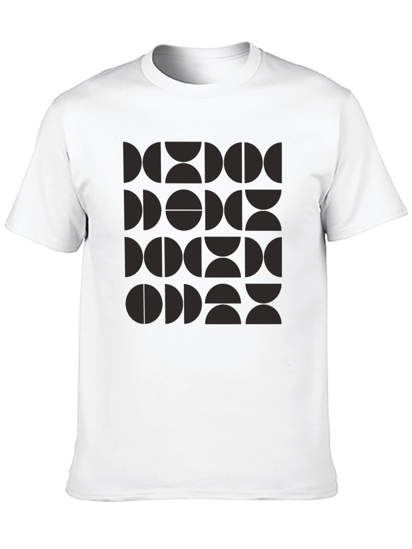 Geometric Black T-Shirt