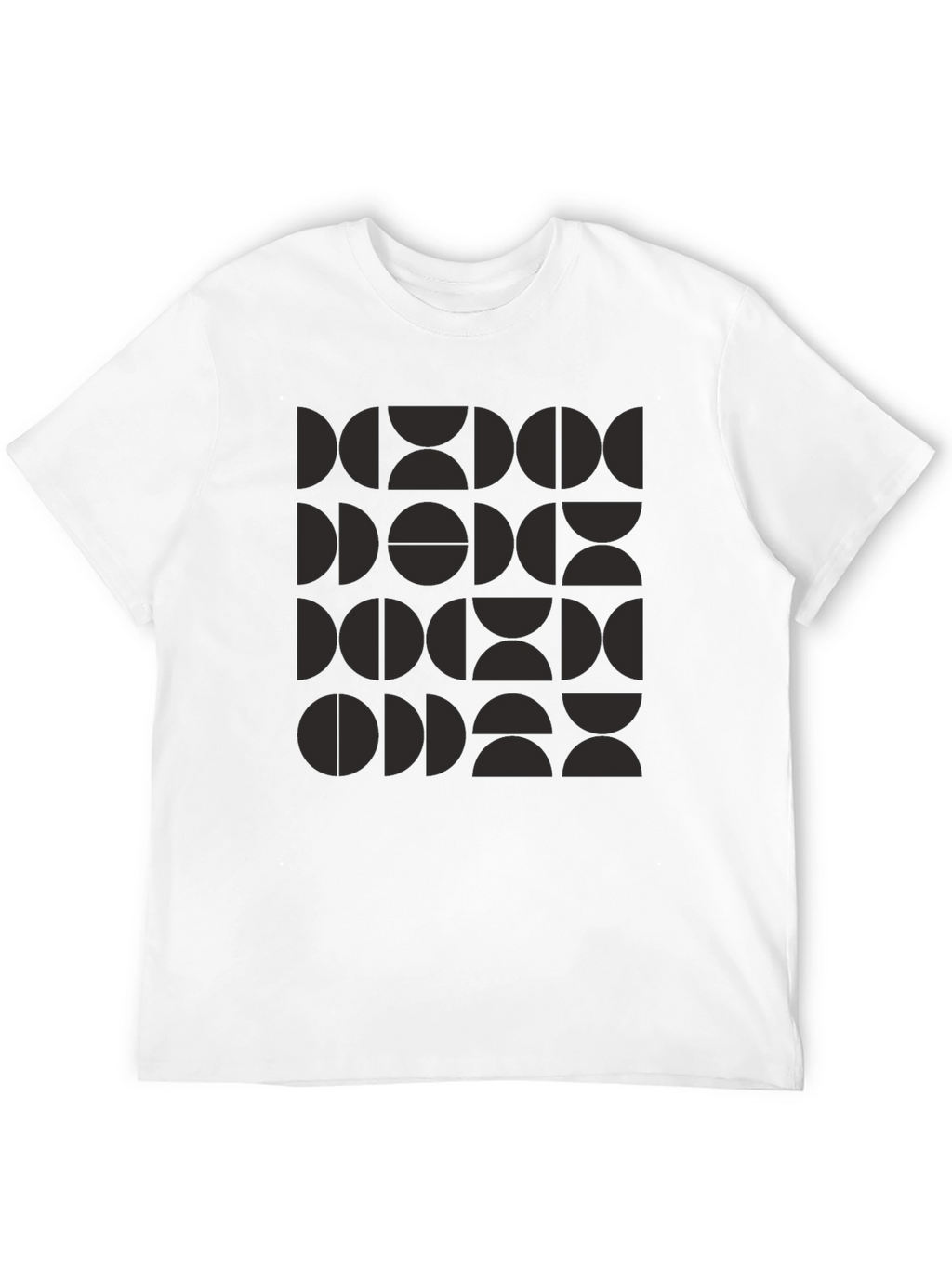 Geometric Black T-Shirt