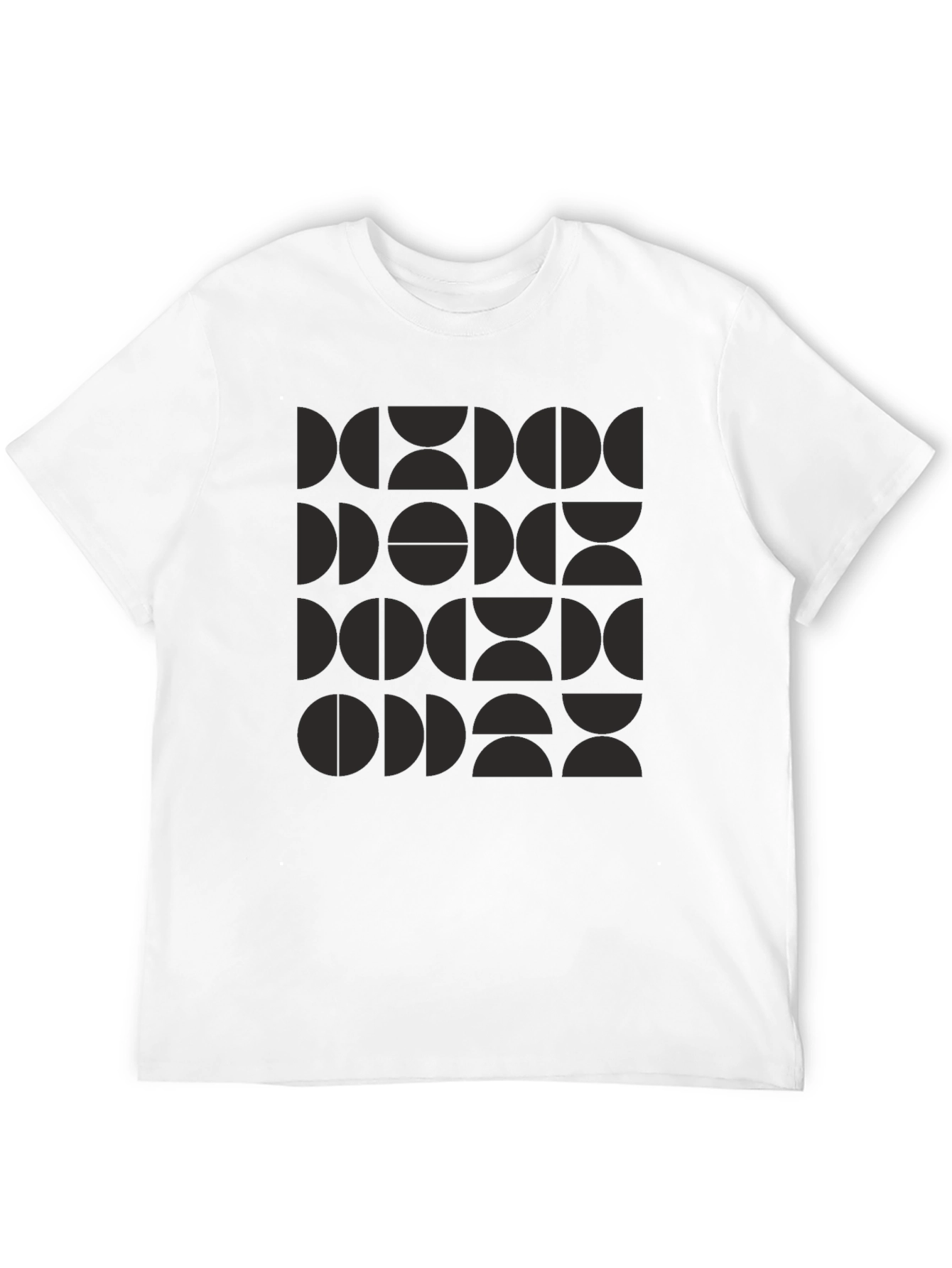 Geometric Black T-Shirt