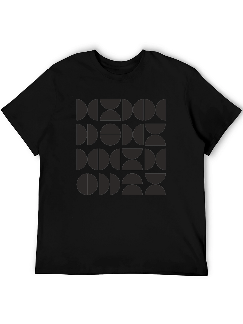 Geometric Black T-Shirt