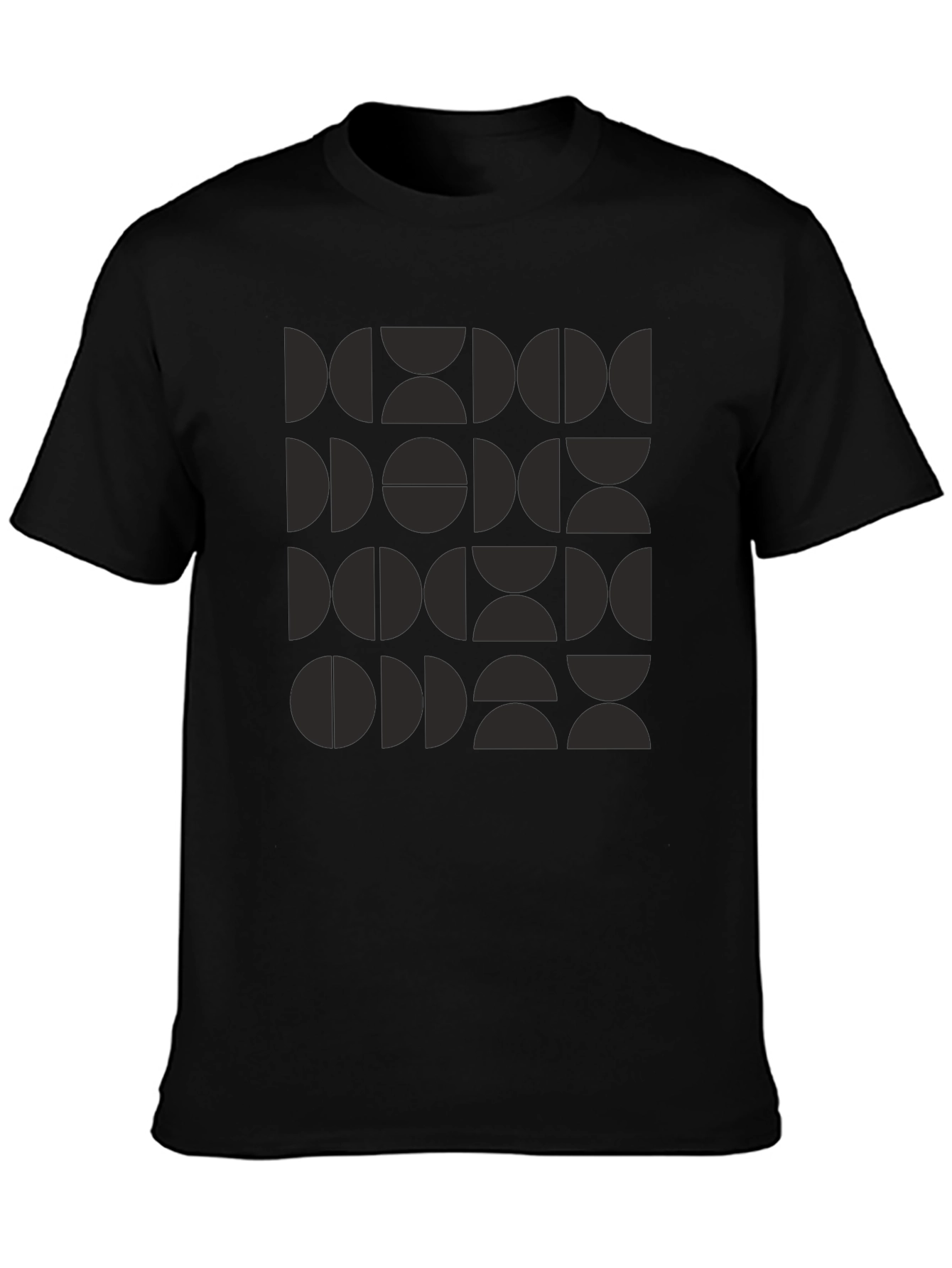 Geometric Black T-Shirt
