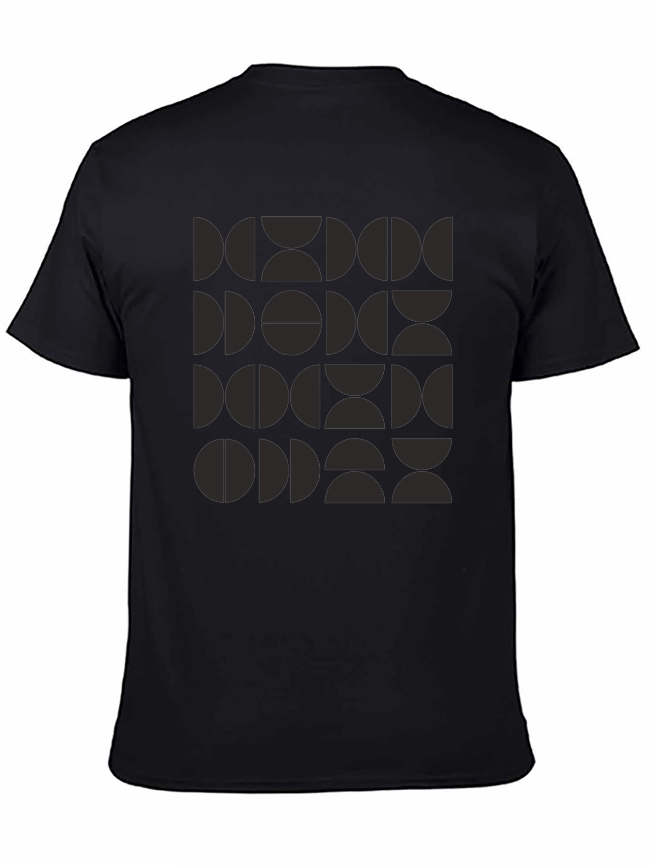 Geometric Black T-Shirt