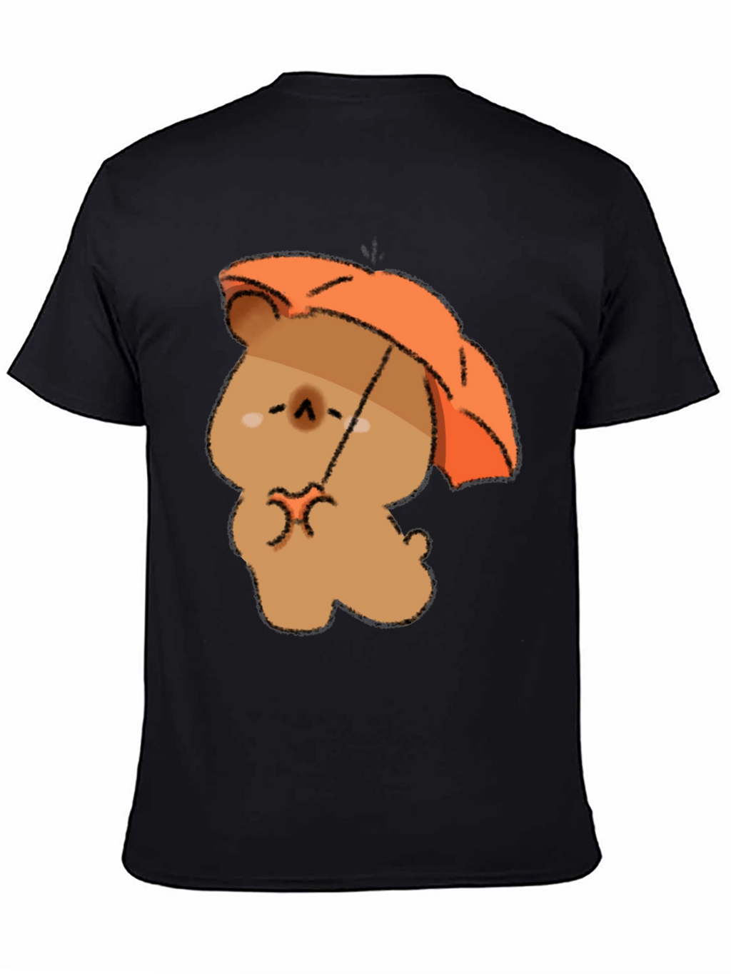 Cute Bear with Umbrella Graphic T-Shirt