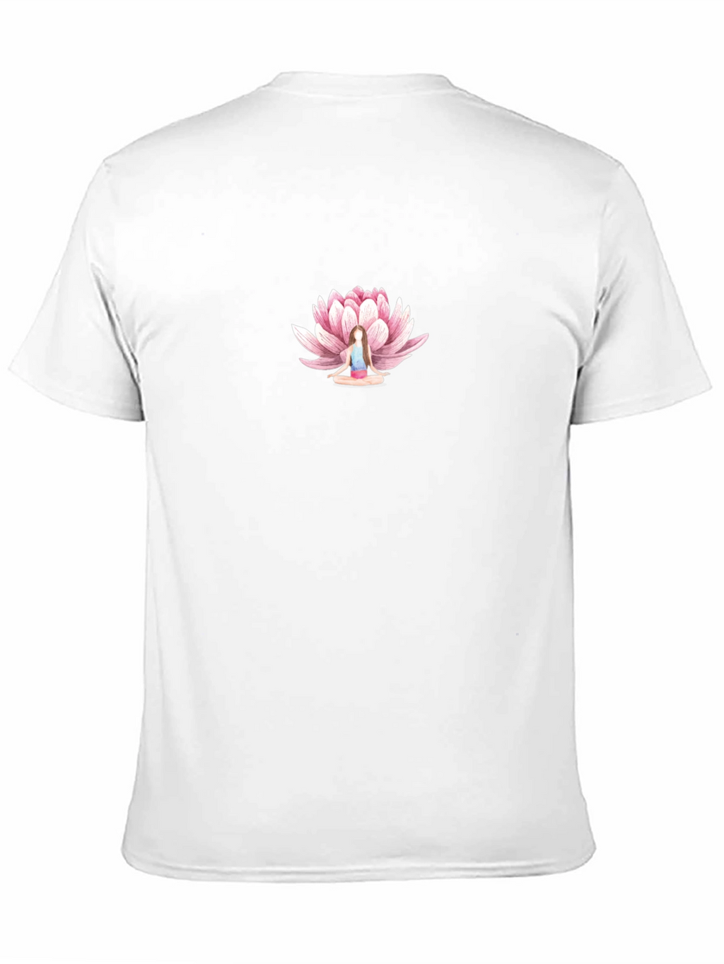 Lotus Meditation Graphic Tee - Black