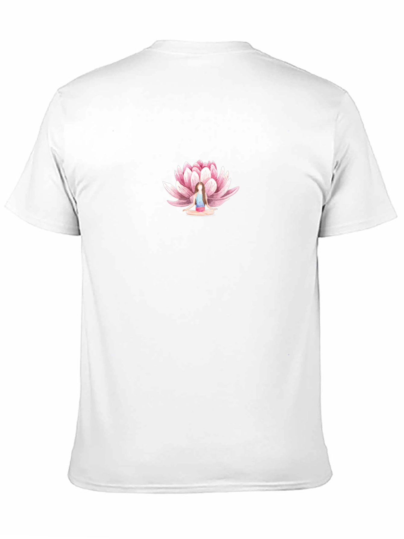 Lotus Meditation Graphic Tee - Black