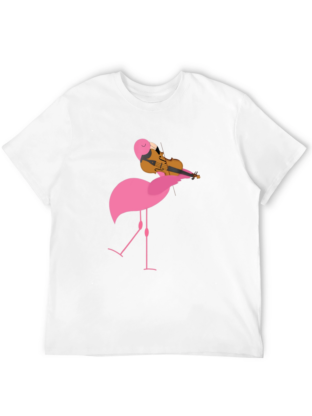 Flamingo Violinist Graphic Tee