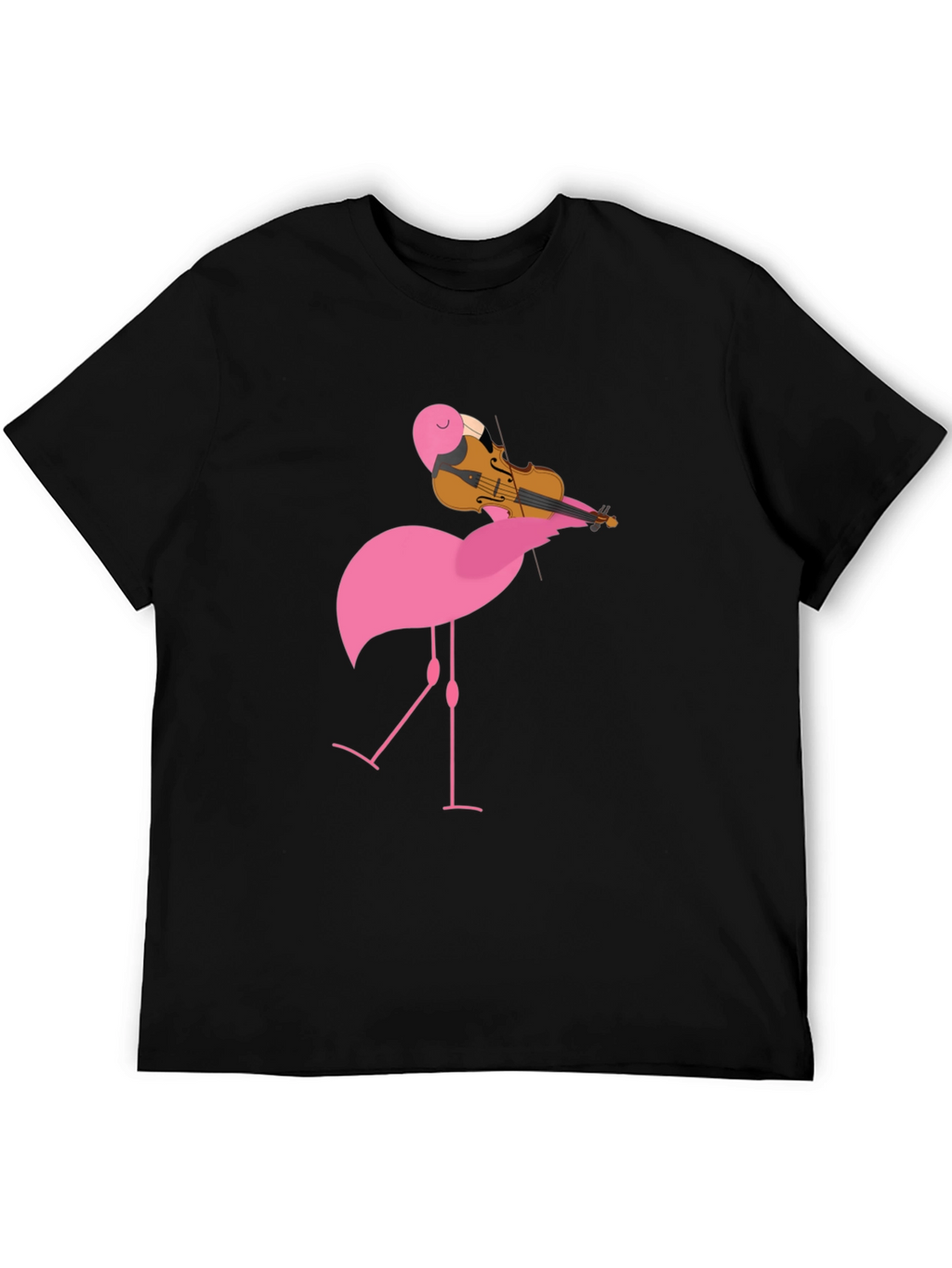 Flamingo Violinist Graphic Tee