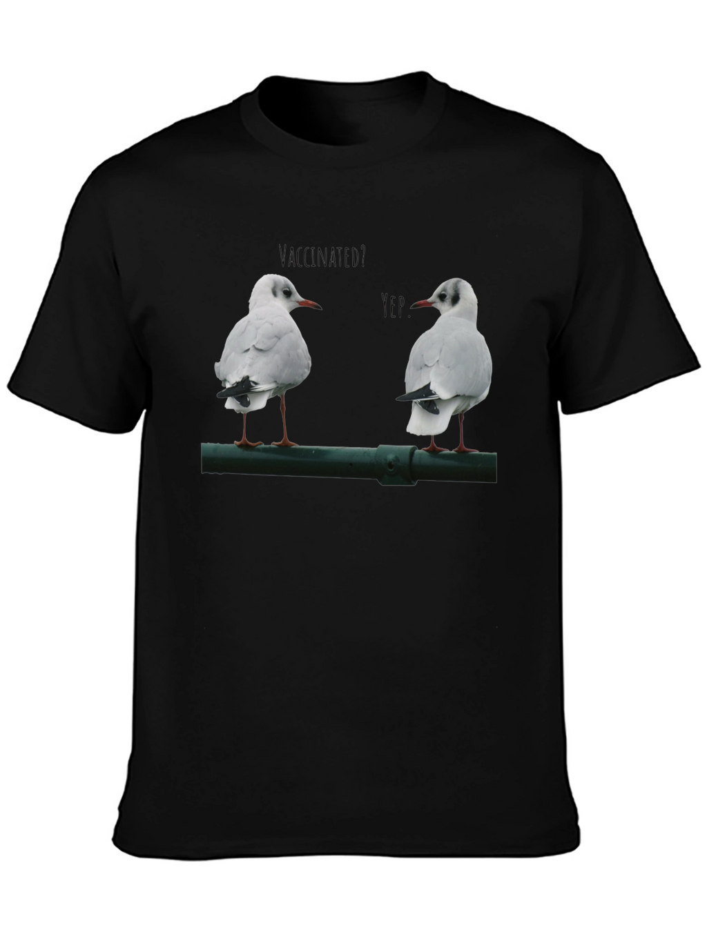 Vaccinated Seagulls Graphic T-Shirt