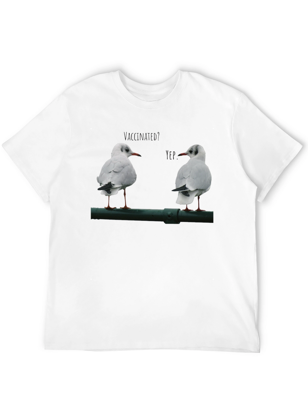Vaccinated Seagulls Graphic T-Shirt