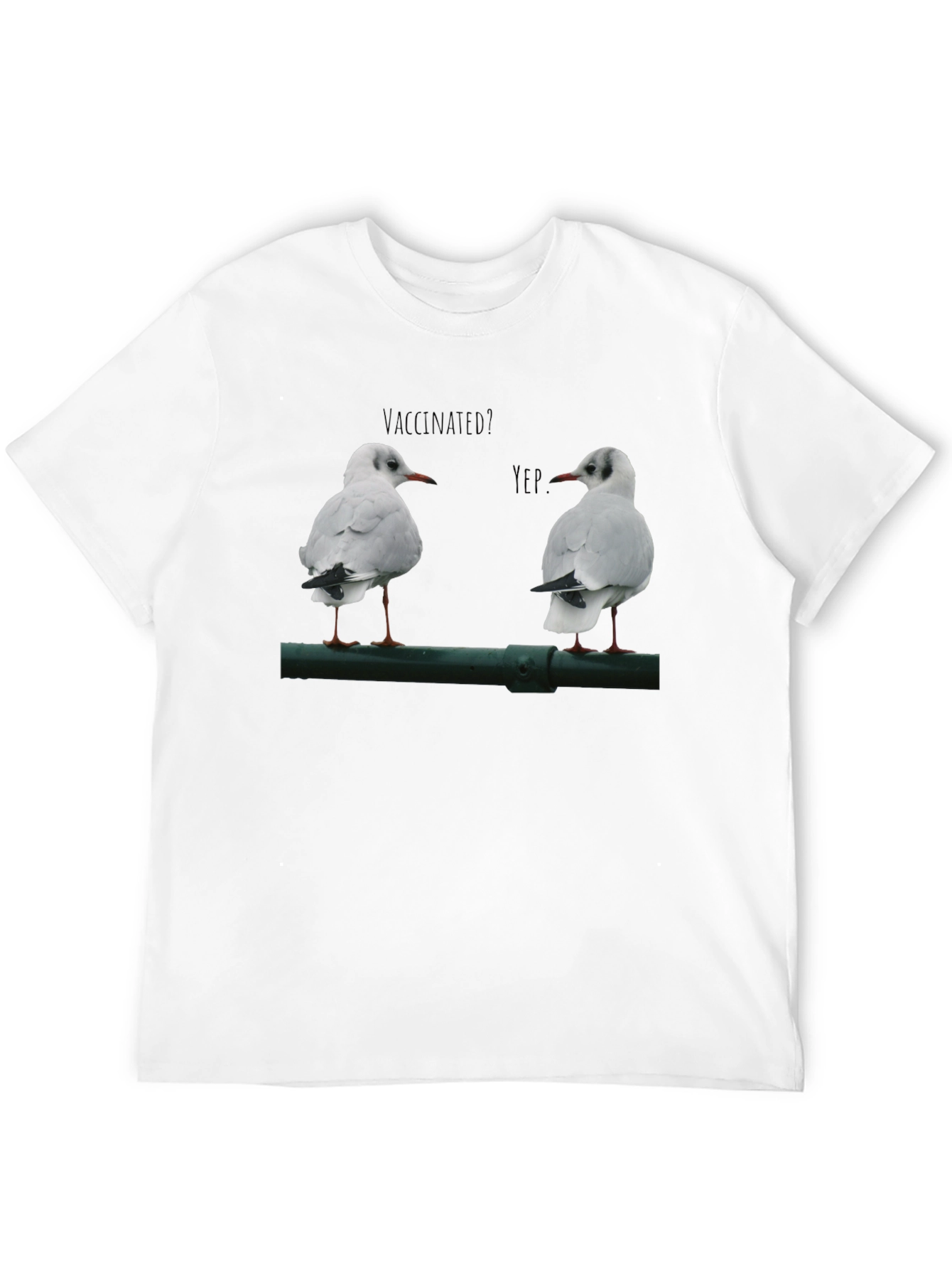 Vaccinated Seagulls Graphic T-Shirt