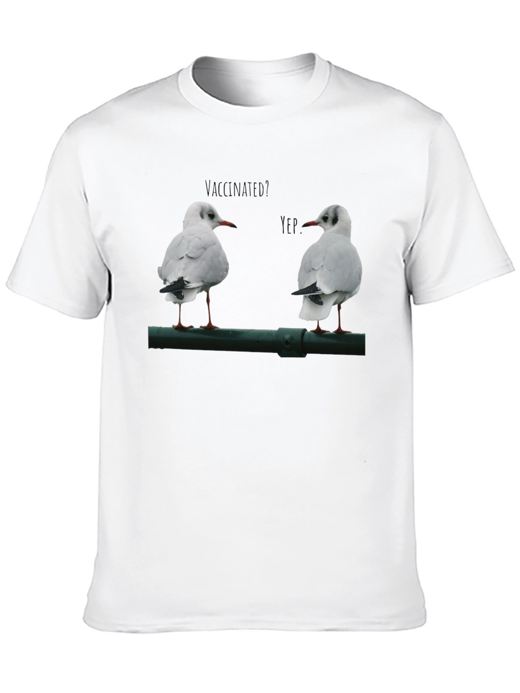 Vaccinated Seagulls Graphic T-Shirt