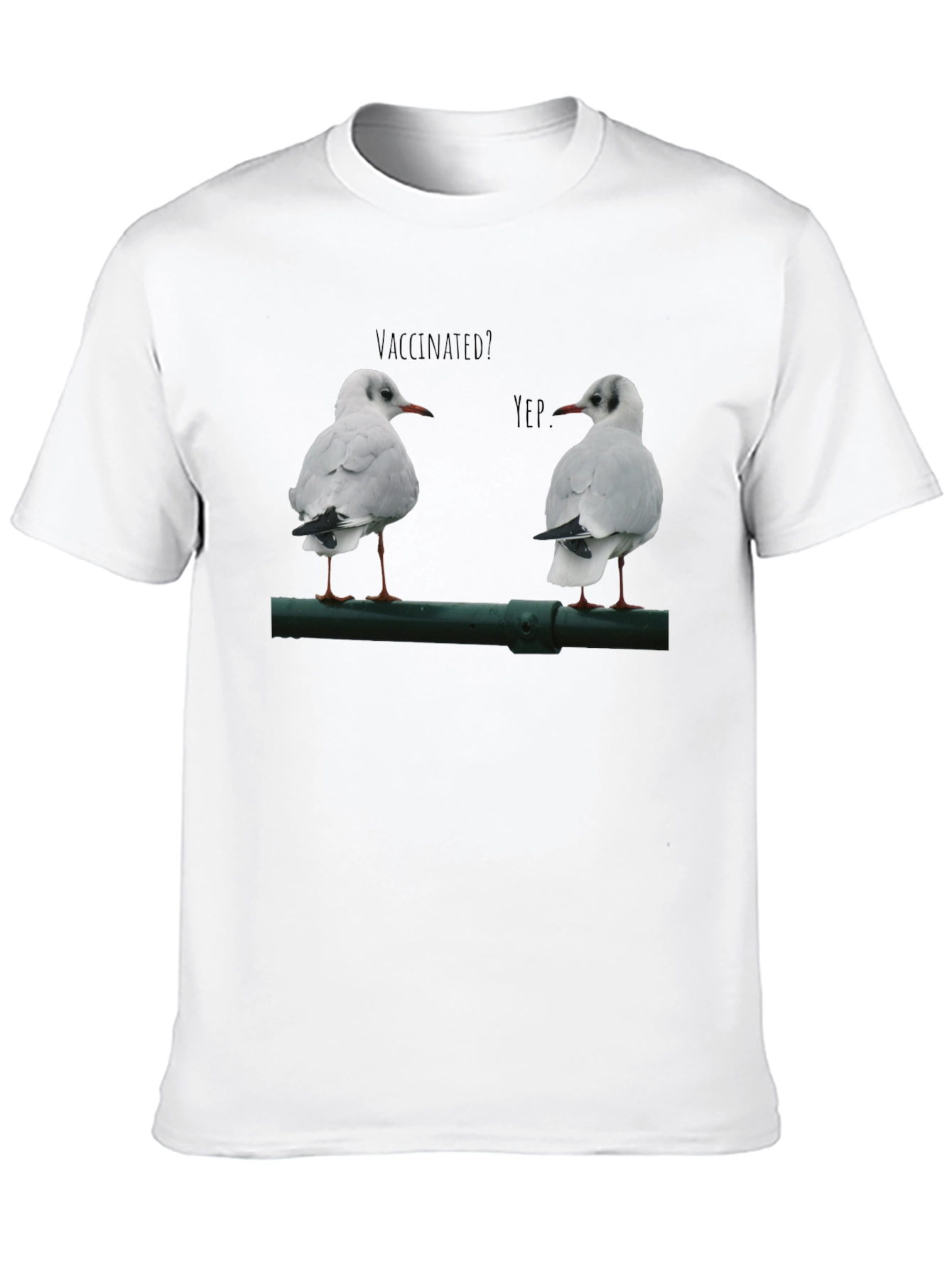 Vaccinated Seagulls Graphic T-Shirt