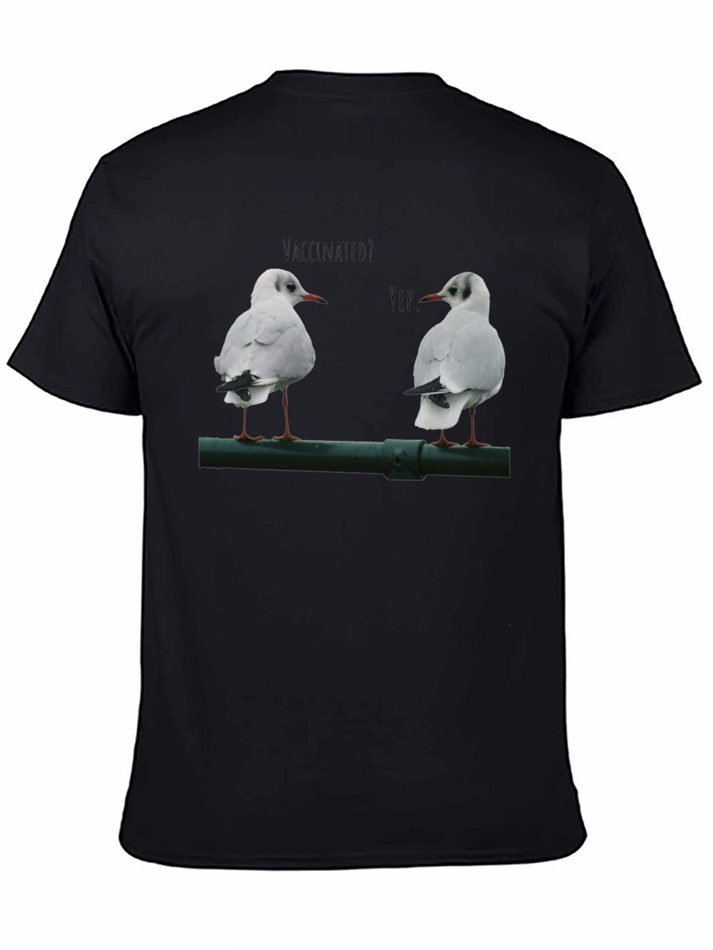 Vaccinated Seagulls Graphic T-Shirt