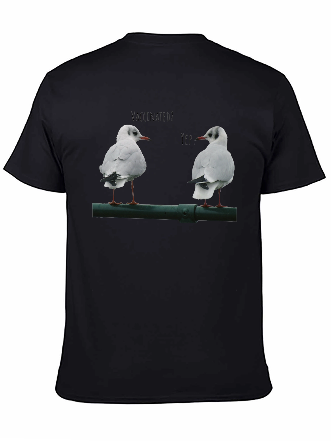 Vaccinated Seagulls Graphic T-Shirt