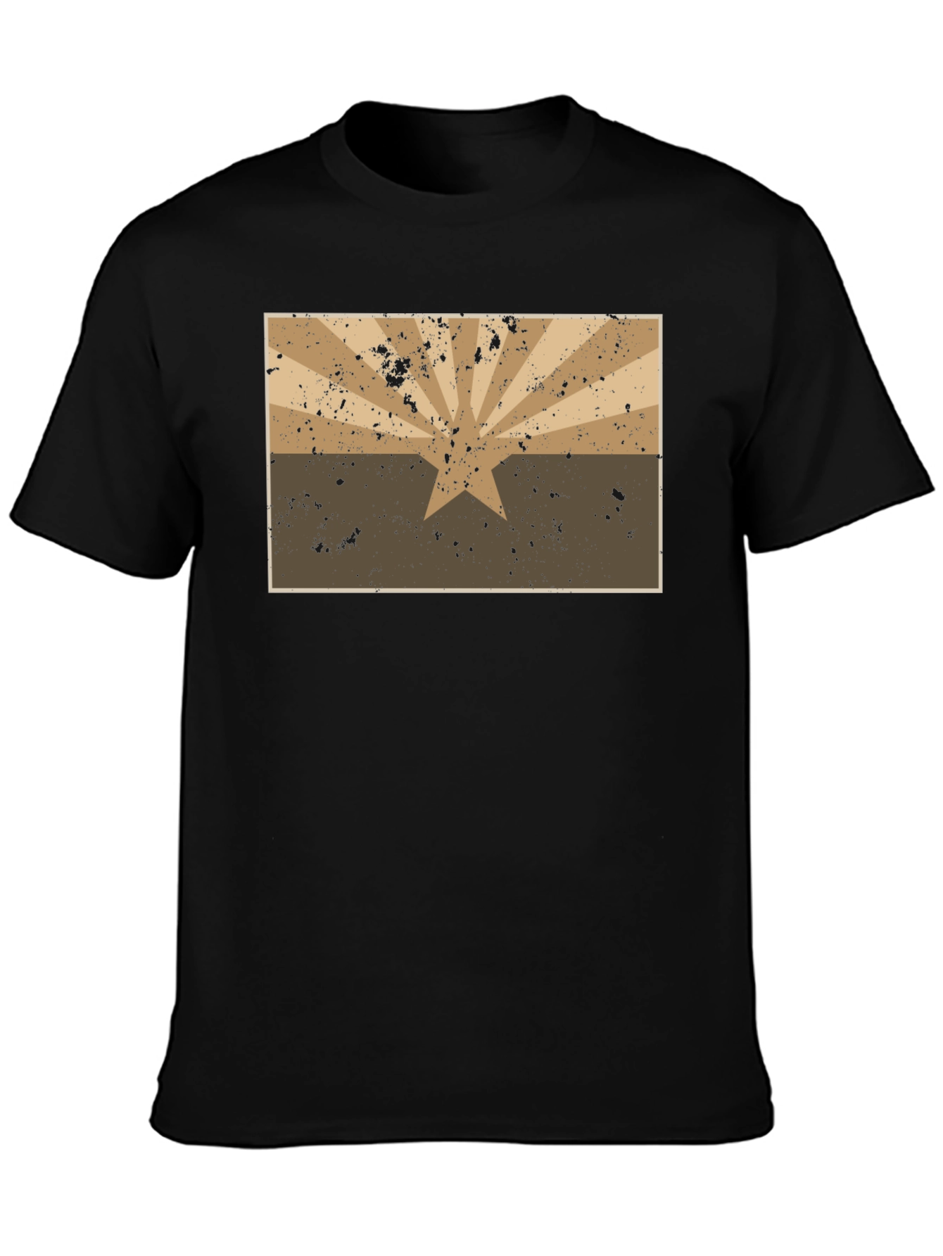 Arizona Flag Graphic Tee - Distressed Style