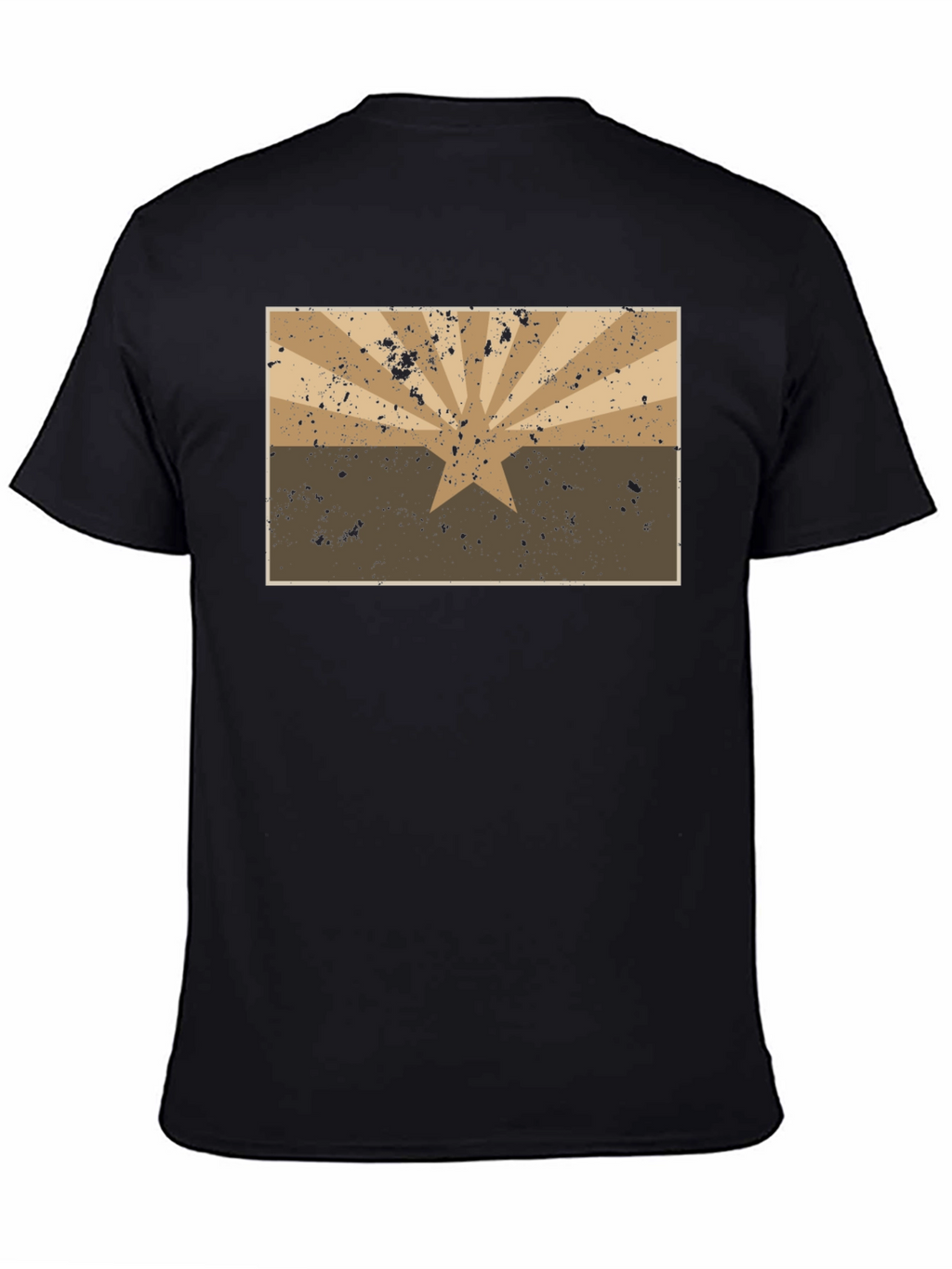Arizona Flag Graphic Tee - Distressed Style