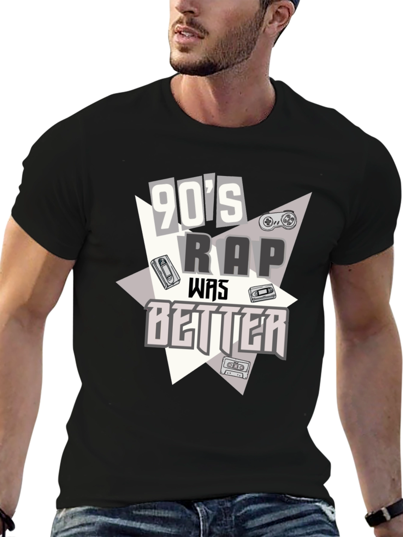 90s Rap Music Graphic T-Shirt
