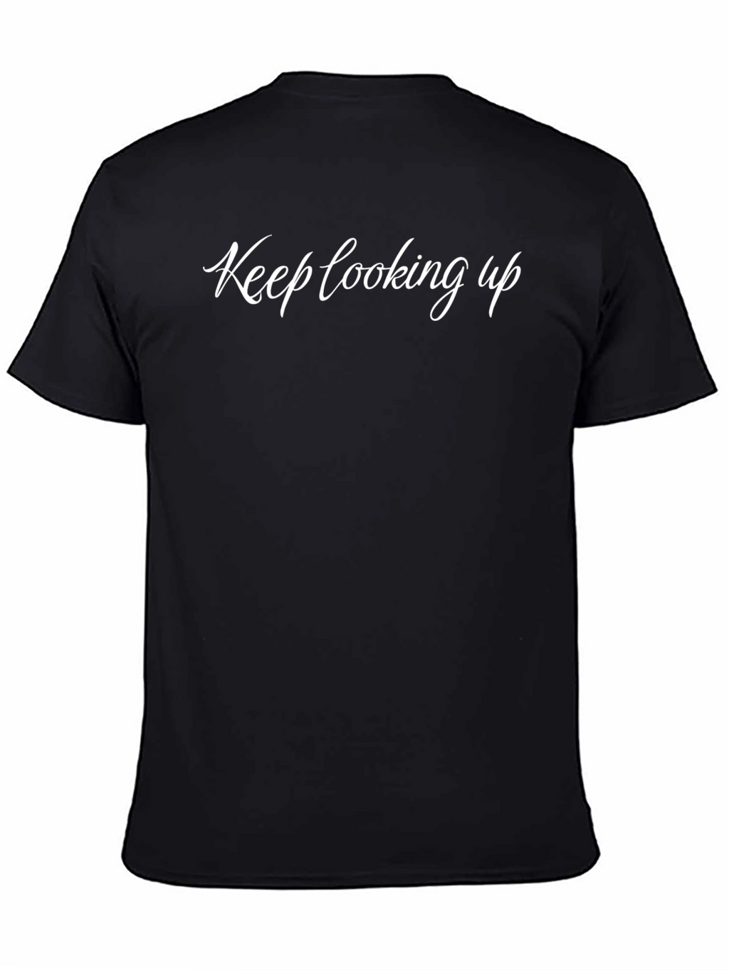 Keep Looking Up Black T-Shirt