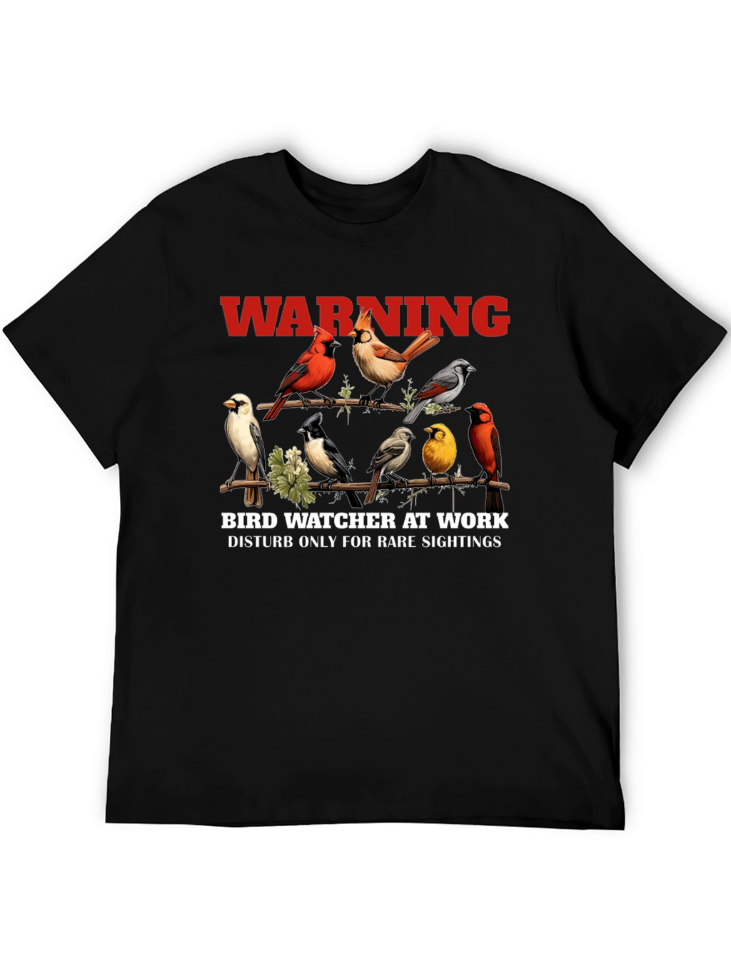 Bird Watcher T-Shirt - Unique Bird Design