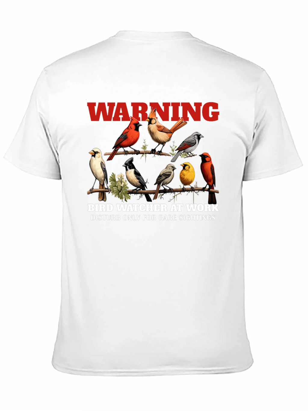 Bird Watcher T-Shirt - Unique Bird Design