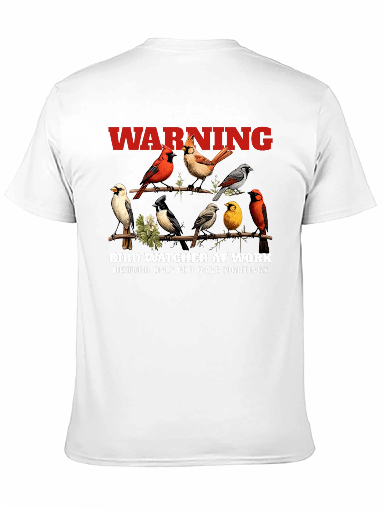 Bird Watcher T-Shirt - Unique Bird Design