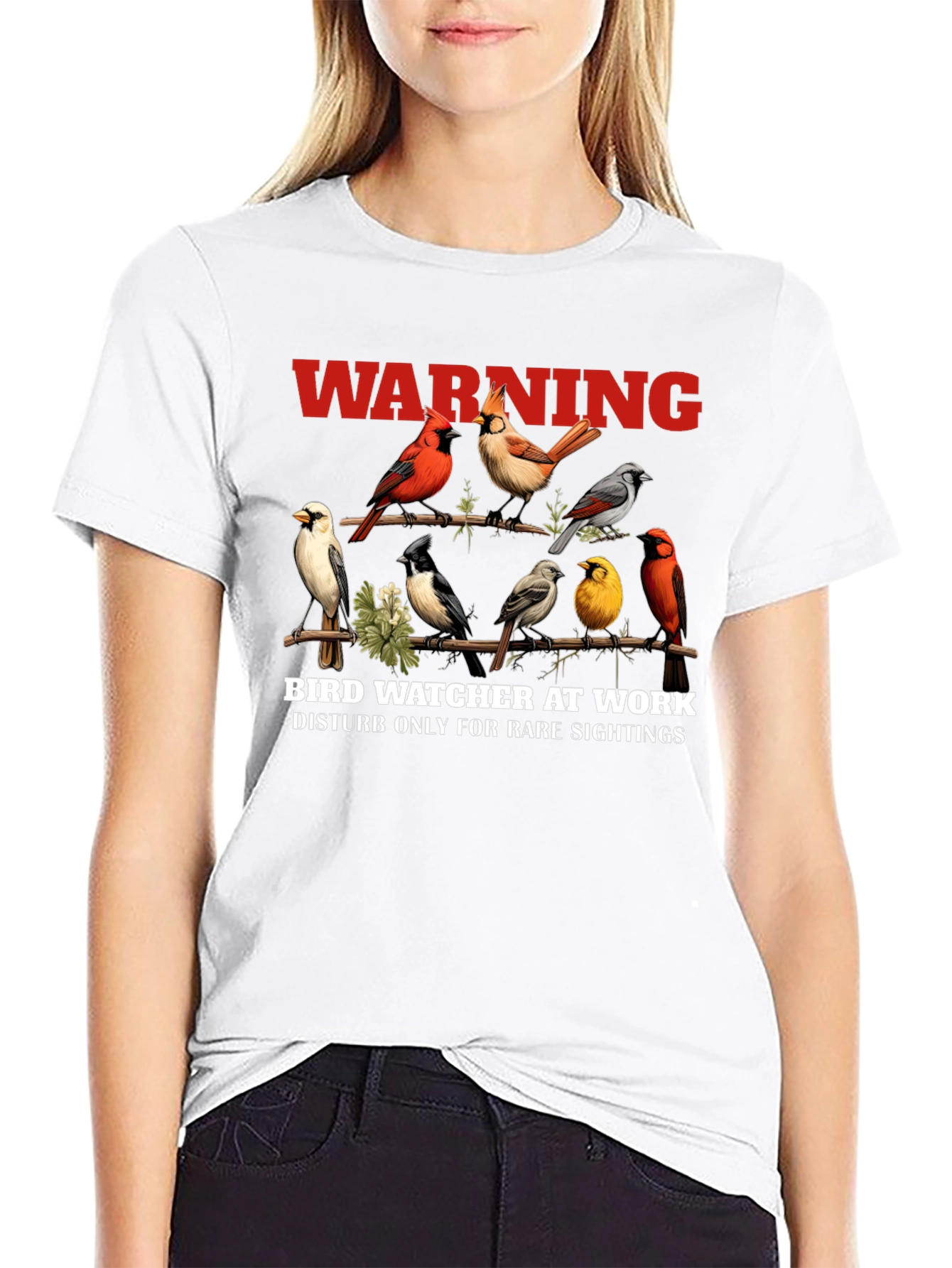 Bird Watcher T-Shirt - Unique Bird Design