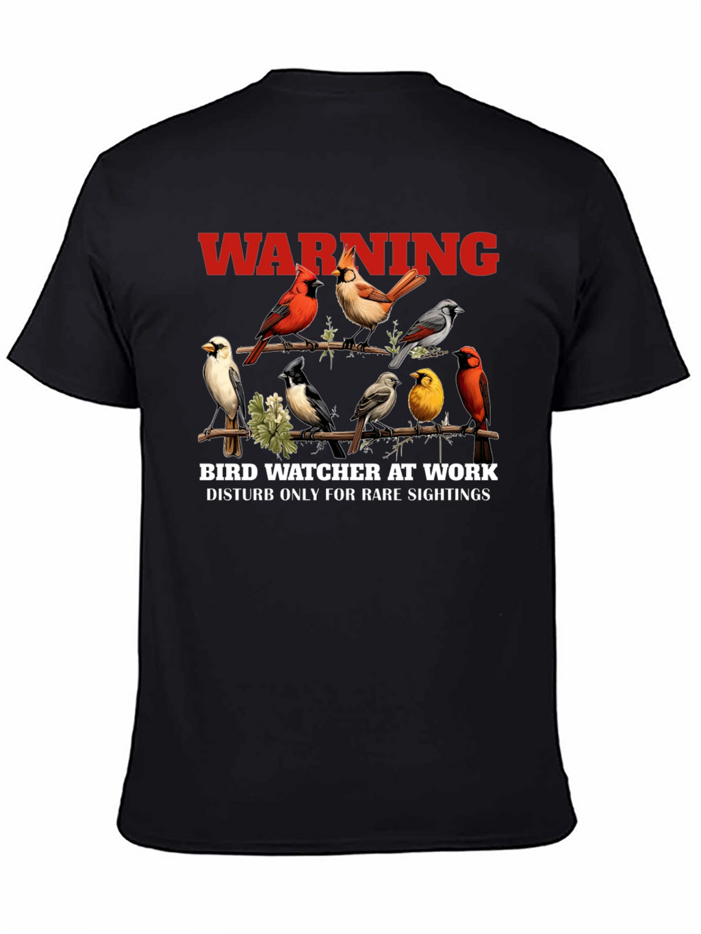 Bird Watcher T-Shirt - Unique Bird Design