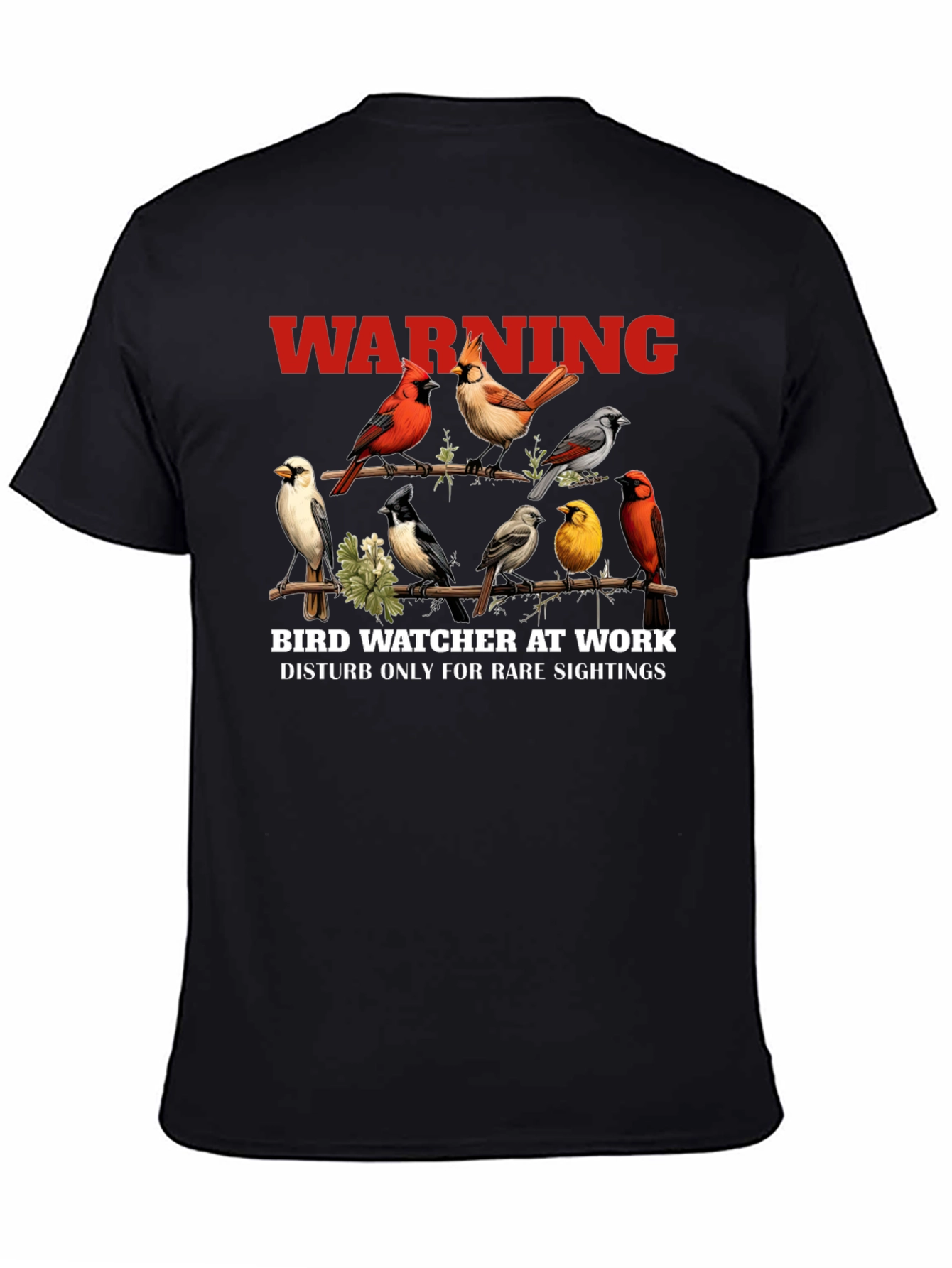 Bird Watcher T-Shirt - Unique Bird Design