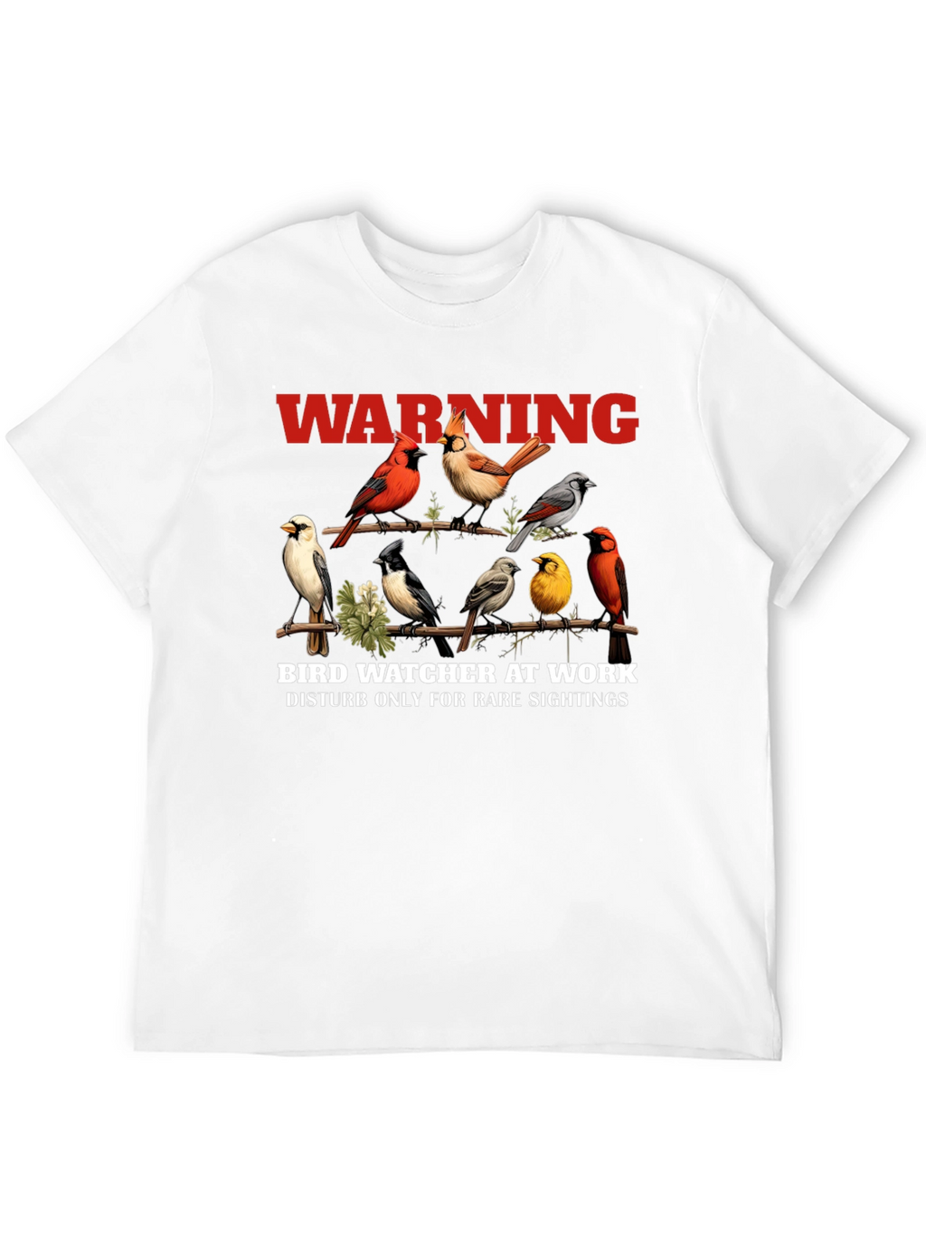 Bird Watcher T-Shirt - Unique Bird Design