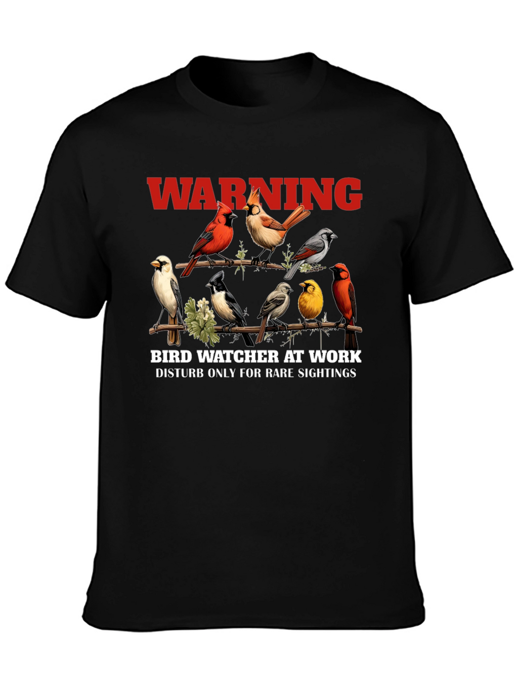 Bird Watcher T-Shirt - Unique Bird Design