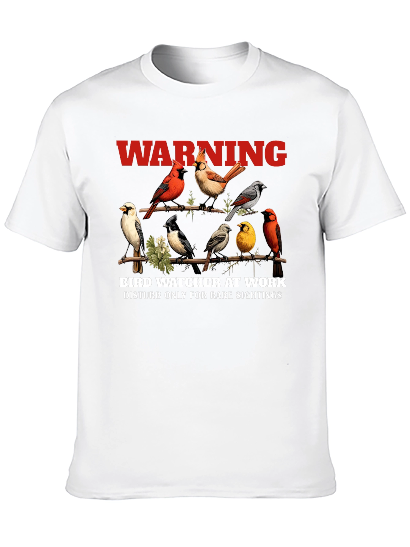 Bird Watcher T-Shirt - Unique Bird Design
