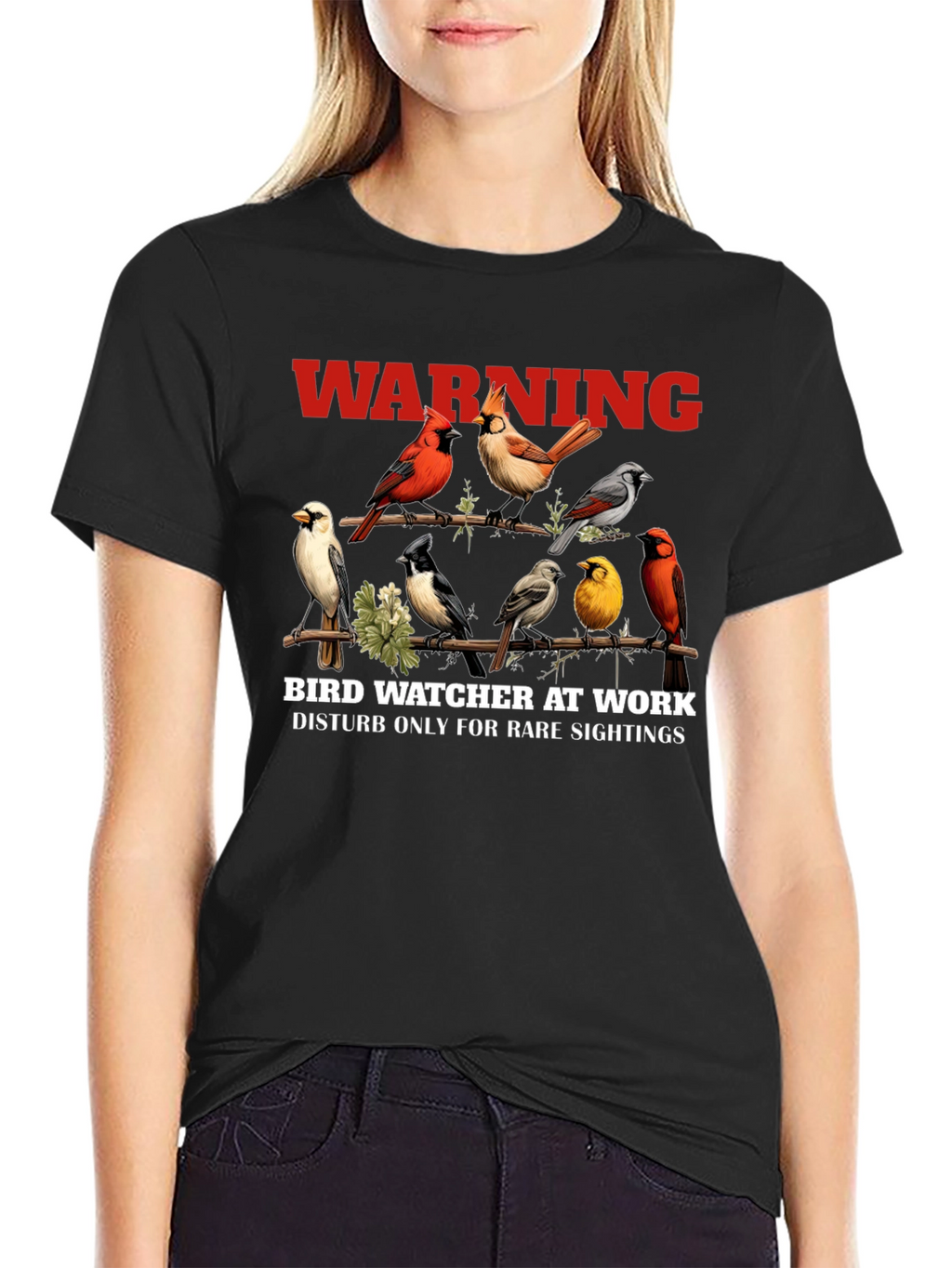 Bird Watcher T-Shirt - Unique Bird Design
