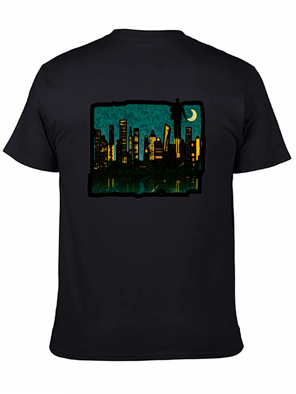 Cityscape Silhouette Graphic Tee