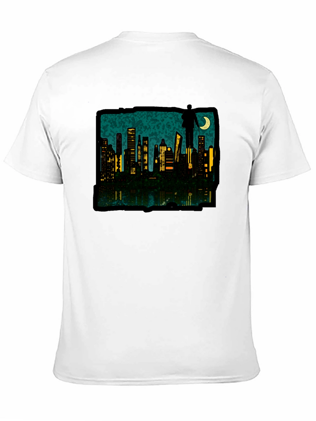 Cityscape Silhouette Graphic Tee