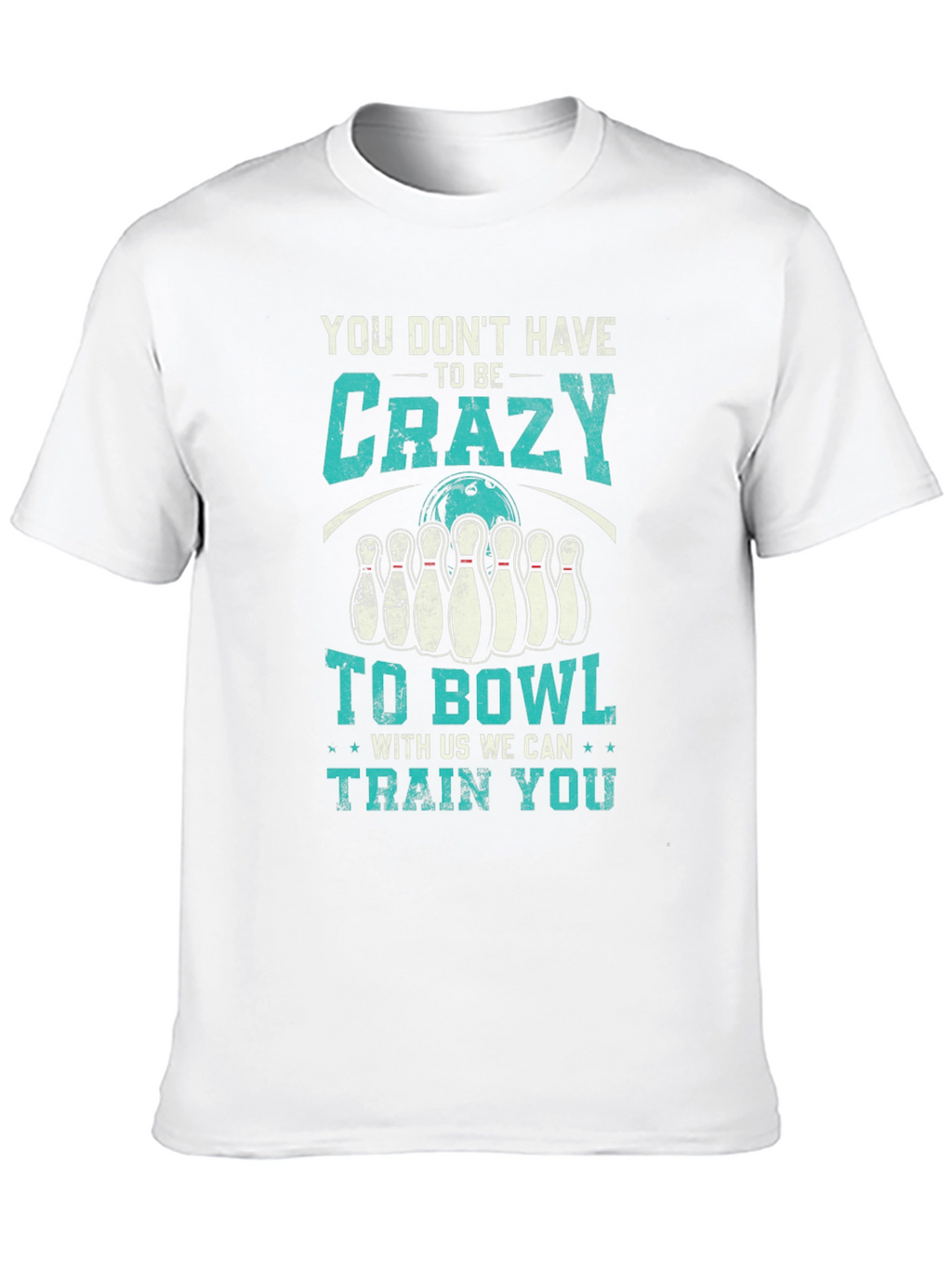 Crazy to Bowl Graphic T-Shirt