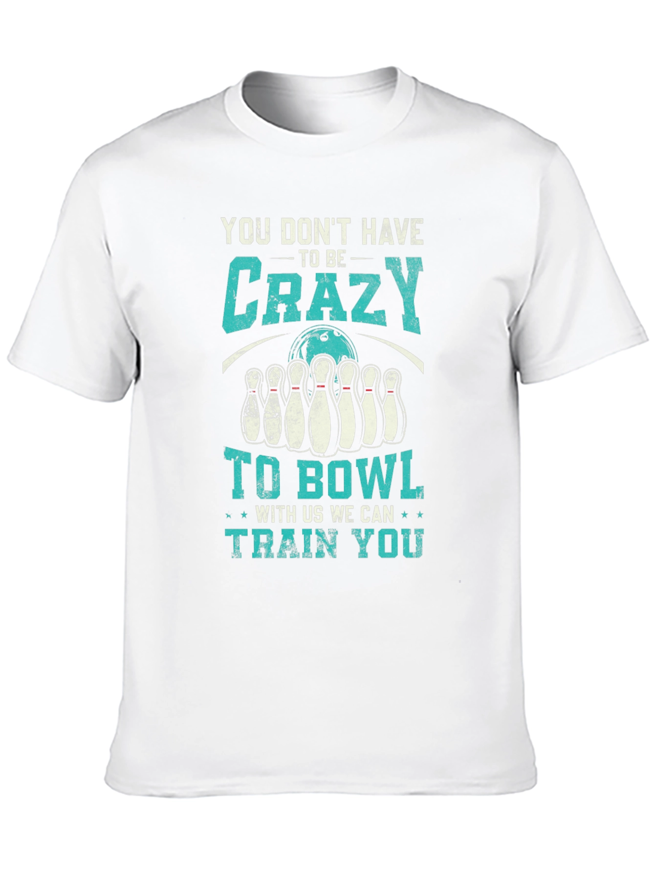 Crazy to Bowl Graphic T-Shirt