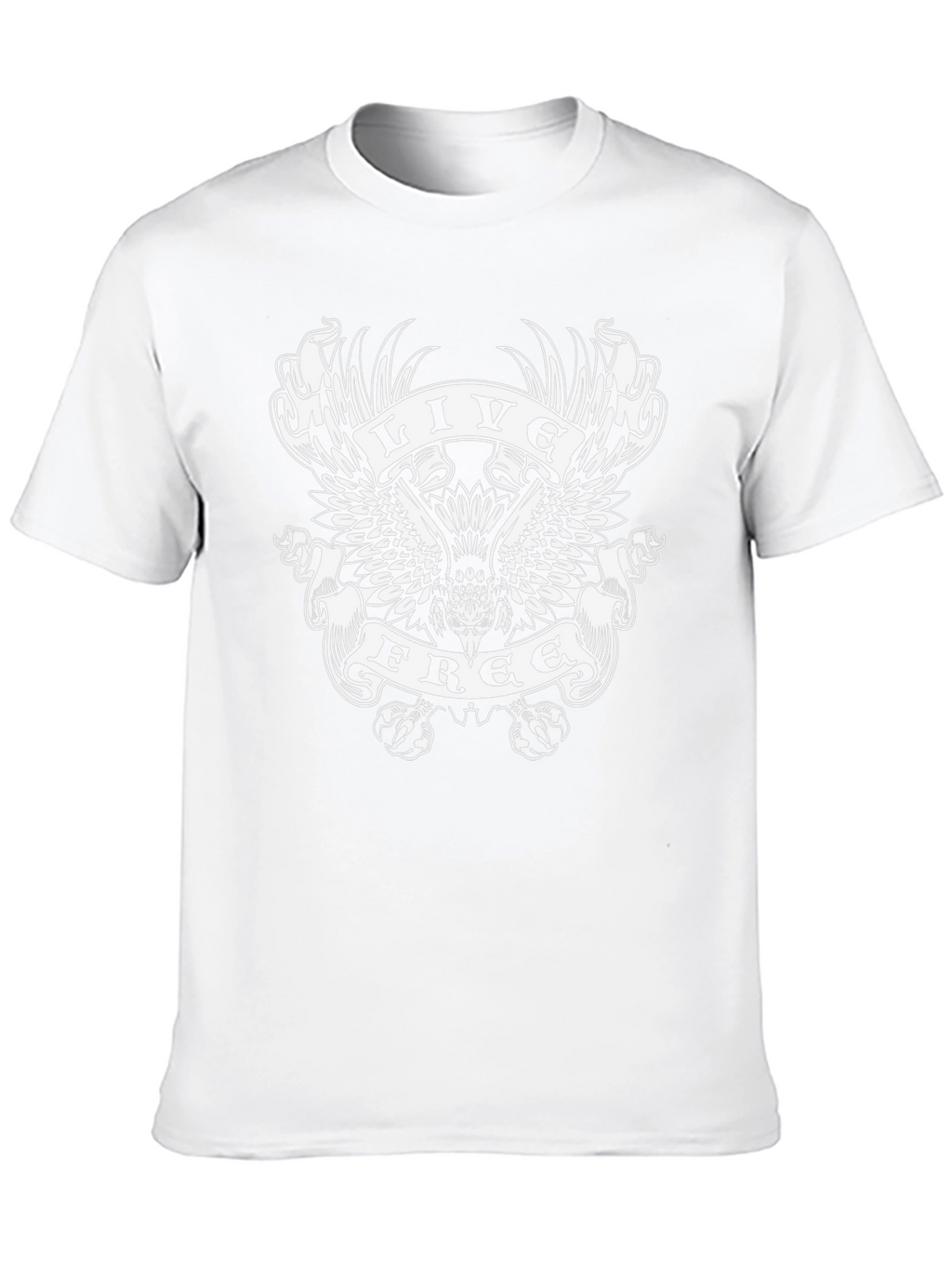 Live Free Graphic Tee - Mens Black T-Shirt