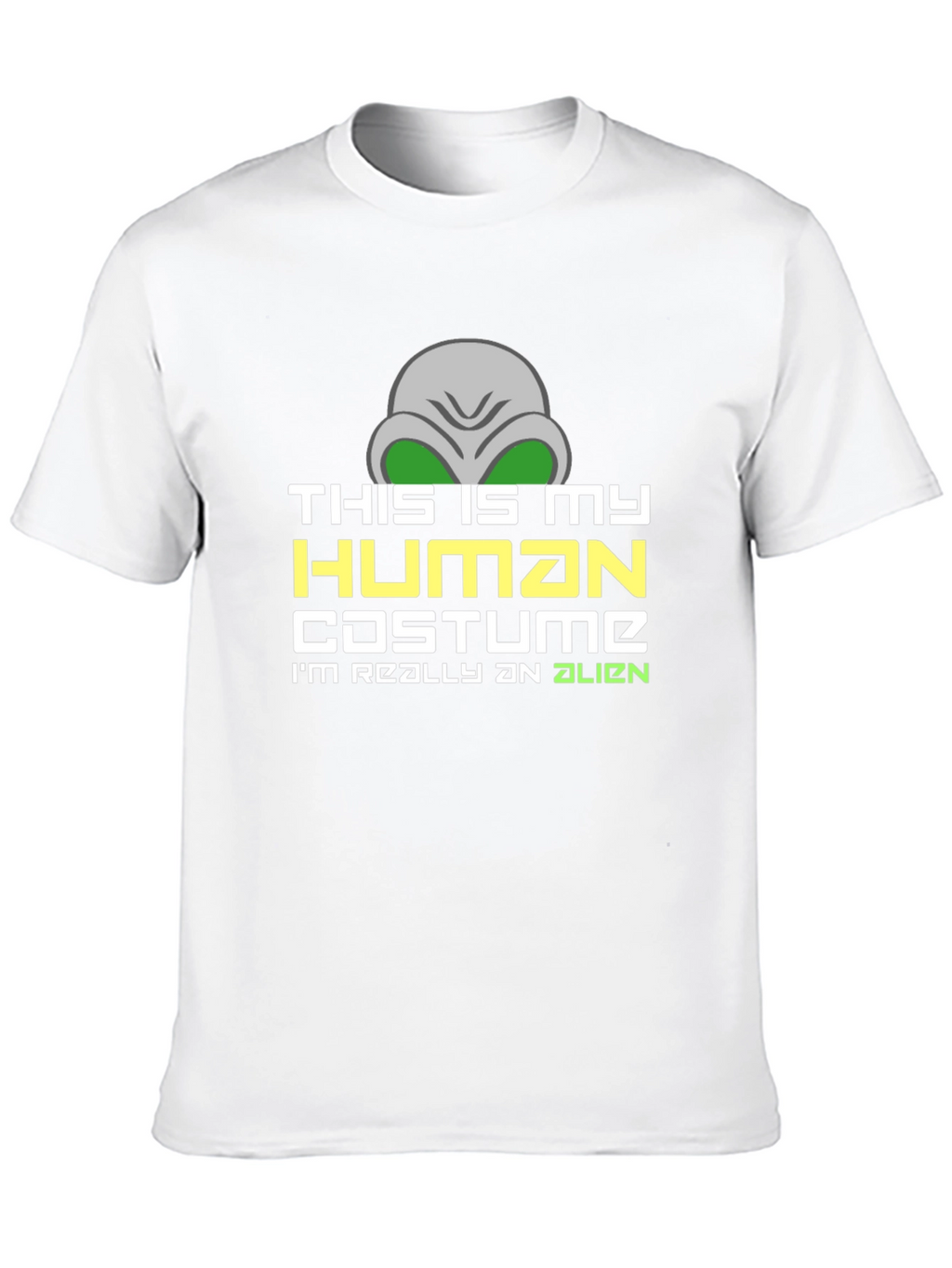 Alien Costume T-Shirt - Funny Halloween Tee