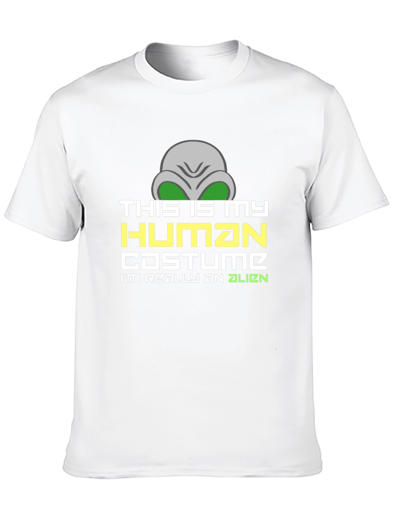 Alien Costume T-Shirt - Funny Halloween Tee