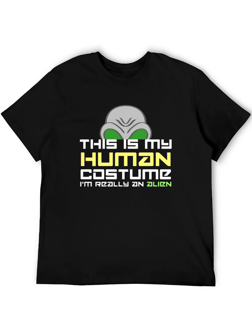 Alien Costume T-Shirt - Funny Halloween Tee