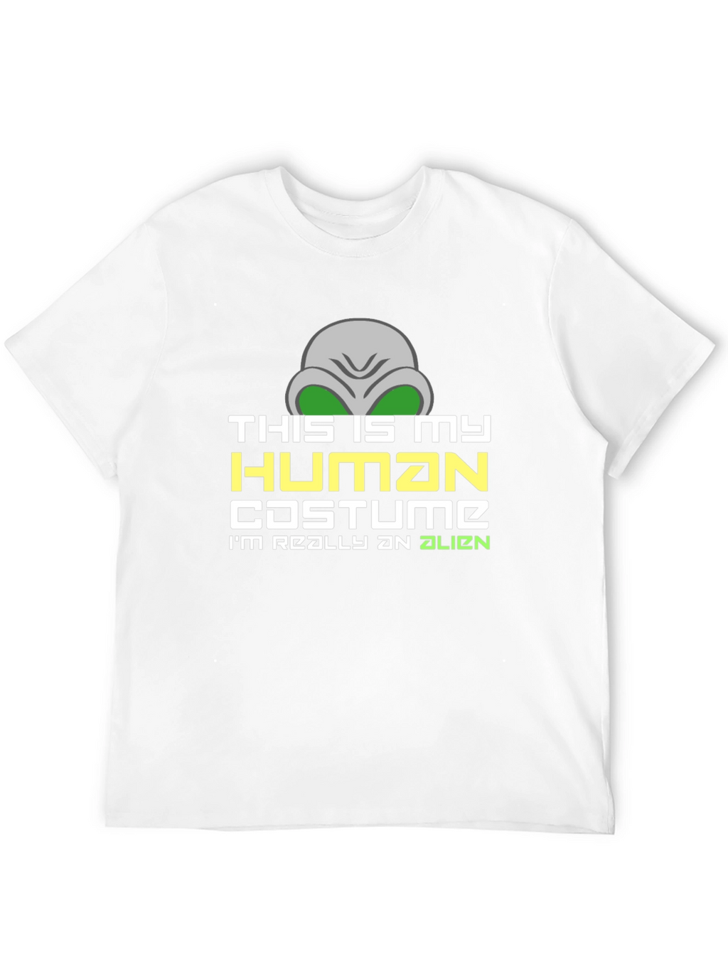 Alien Costume T-Shirt - Funny Halloween Tee