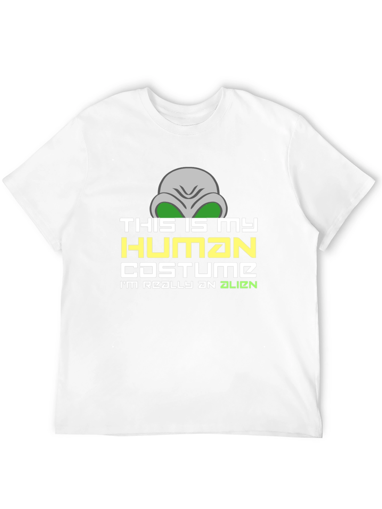Alien Costume T-Shirt - Funny Halloween Tee