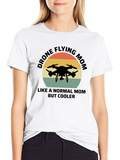Drone Flying Mom T-Shirt - Cool Retro Style