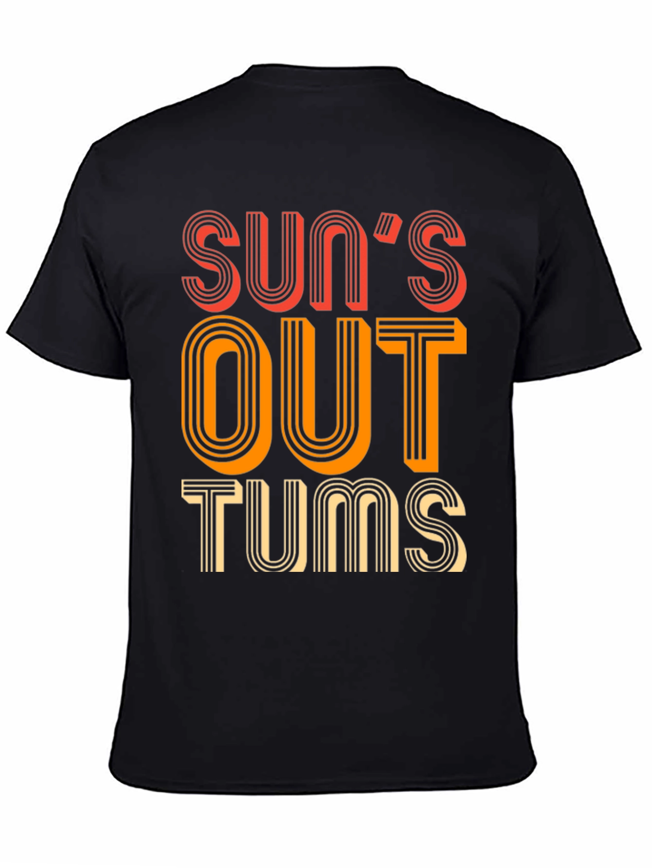 Suns Out Tums Out Graphic Tee - Fun Summer Apparel