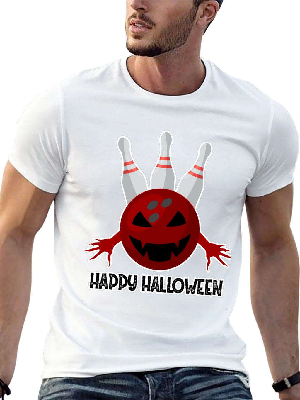 Happy Halloween Bowling T-Shirt